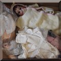 C24. Antique doll parts & clothing. 